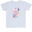 Camiseta Infantil Versiculo moldurado Não se amoldem