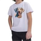 Camiseta Infantil Weimaraner Watercolor Arte
