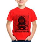 Camiseta Infantil You cat see my ninja moves - Foca na Moda