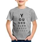 Camiseta Infantil You should be working now - Foca na Moda