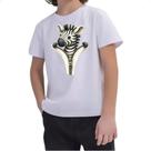 Camiseta Infantil Zebra no ziper