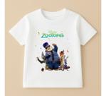 Camiseta Infantil Zootopia 100% Algodao Modelo 02