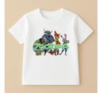 Camiseta Infantil Zootopia 100% Algodao Modelo 04