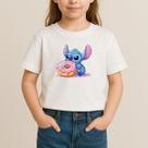 Camiseta Infantl Lilo Donuts Algodão Moda Lançamento Inedito