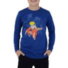 Camiseta Infanto Juvenil Brandili ML Azul - 55546