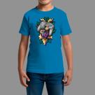 Camiseta Infatil Algodão Casual Moda De Rua Manga Curta Control Cin
