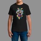 Camiseta Infatil Algodão Casual Moda De Rua Manga Curta Control Cin