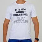 Camiseta Insify Slogam Branca 100% Algodão