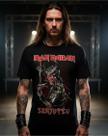 Camiseta Iron Maiden Senjutsu Eddie Samurai Estampa Dtf Camiseta Iron Maiden Senjutsu Eddie Samurai Estampa Dtf