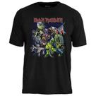 Camiseta Iron Maiden Stamp Unissex 100 Algodão Oficial Rock Banda Heavy Metal Camiseta Iron Maiden Stamp Unissex 100 Algodão Oficial Rock Banda Heavy Metal