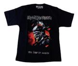 Camiseta Iron Maiden The Ides Of March Blusa Adulto Unissex Banda de Rock Mr309 BM