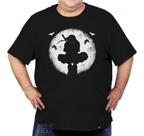 Camiseta Itachi Grande Plus Size Blusa Naruto Anime Clássico