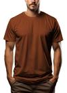 Camiseta JACENBOY Premium Heavyweight 210 g de algodão puro marrom