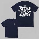 Camiseta Jesus Is King Fé, Estilo e Conforto Unissex 100% Algodão Premium
