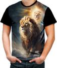 Camiseta Jesus Leão da Tribo de Judá Gospel Anime Class 2