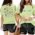 Camiseta JINLUTH Christian para mulheres Faith Jesus God Light Green
