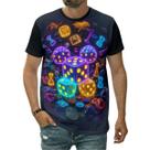 Camiseta Jogo De Dados Estratégia Tabuleiro Aventura Sorte Camiseta Jogo De Dados Estratégia Tabuleiro Aventura Sorte