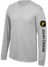 Camiseta John Deere Solid de manga comprida com logotipo Oxford 2XL