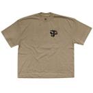 Camiseta John Roger Boxy Lavado Puff Marrom Tamanho:GGCor:Marrom