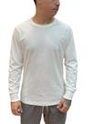 Camiseta john roger manga longa basic sleeve - off white