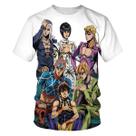 Camiseta JoJos Bizarres Adventures Streetwear Fashion Short S