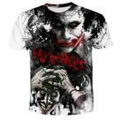 Camiseta Jokers, streetwear, moda, manga curta, top anime sum