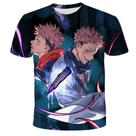 Camiseta Jujutsus Kaisens Gojos Satorus Streetwear Fashion Sh