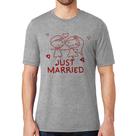 Camiseta Just Married - Foca na Moda