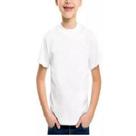 Camiseta Juvenil Básica Branca Unissex Teen