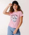 Camiseta Juvenil Manga Curta Stitch e Angel Disney Tam-29057