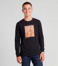 Camiseta Juvenil Manga Longa Com Estampa Minty Preto