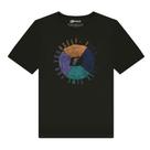 Camiseta Juvenil Menino Fico em Algodão Penteado Preto Tamanho:14Cor:Igual da foto