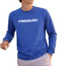 Camiseta Juvenil Menino Freesurf ML Script Azul - 130403