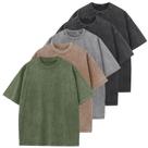 Camiseta KEEPSHOWING Vintage Acid Wash de algodão pesado