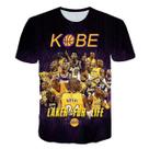 Camiseta Kobes Bryants, roupa de rua, moda, manga curta, top An