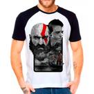 Camiseta kratos god of war games jogos camisa masculina lançamento 01