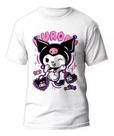 Camiseta Kuromi - Anime Onegai My Melody e Hello Kitty em Algodão Camiseta Kuromi - Anime Onegai My Melody e Hello Kitty em Algodão