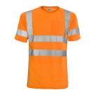 Camiseta L&M Hi Vis ANSI Classe 3 Refletiva de Segurança Laranja S