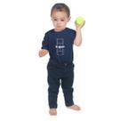 Camiseta La Open Quadra Infantil Marinho