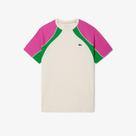 Camiseta Lacoste de Tênis Lacoste de blocos coloridos Ultra Dry