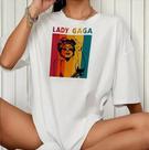 Camiseta Lady Gaga Turne Mundial Mayhem Faces Brasil Tshirt