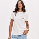 Camiseta Lança Perfume Babylook Pr26 Off White Feminino