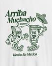 Camiseta Lavada 100% Algodão Estampa Frente e Costas Arriba Tequila Regular