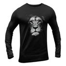 Camiseta Leão Jesus Judá Fé Evangélica Gospel Manga Longa