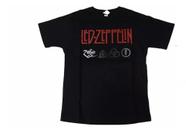 Camiseta Led Zeppelin Blusa Adulto Unissex Banda Le111 BM