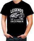 Camiseta Lendas Nascem em Dezembro Carros Esportivos 2