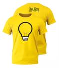 Camiseta Leozinho Emily Vick Camisa Amarela Lâmpada Leozin