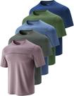 Camiseta Liberty Imports 5 Unidades Secado Rápido Gola Careca Camiseta Liberty Imports 5 Unidades Secado Rápido Gola Careca