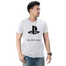 Camiseta Licenciada Playstation Katakana Clássica Japão Tamanho G5