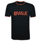 Camiseta Liga Retrô Oranje Estampa Central Preto Camiseta Liga Retrô Oranje Estampa Central Preto